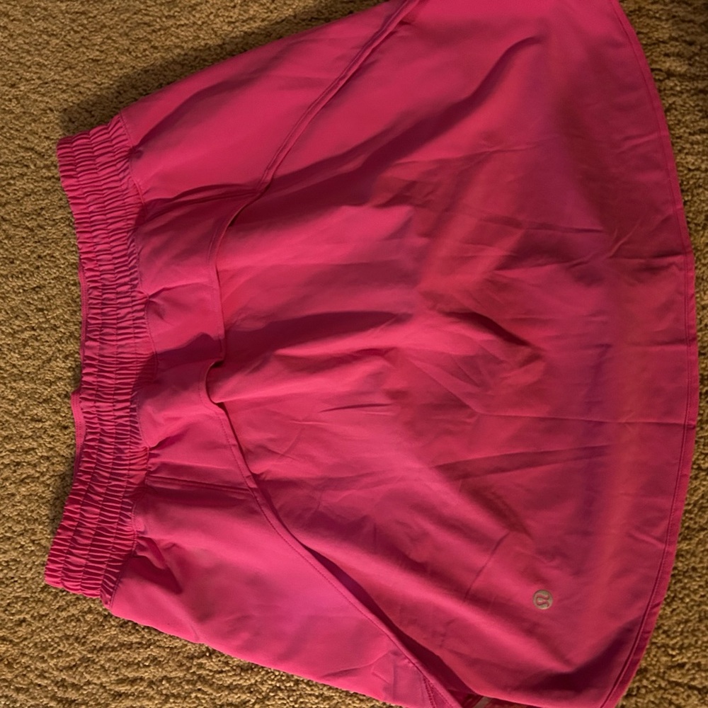 lululemon athletica Hot Pink Athletic Mini Skirt